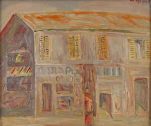 Maurice Blond (1899 Łódź - 1974 Clamart we Francji), Pejzaż miejski