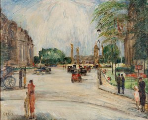 Maurice Blond (1899 Łódź - 1974 Clamart we Francji), Avenue Winston Churchill w Paryżu