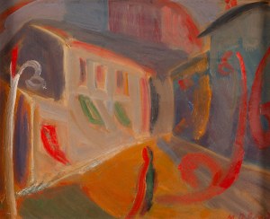 Maurice Blond (1899 Łódź - 1974 Clamart we Francji), Pejzaż miejski