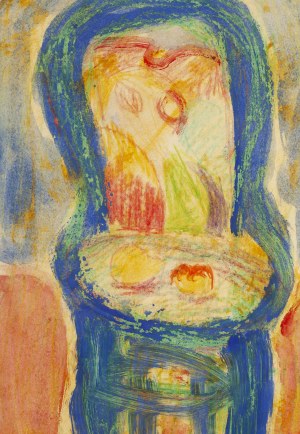 Maurice Blond (1899 Łódź - 1974 Clamart we Francji), Krzesło z paletą (