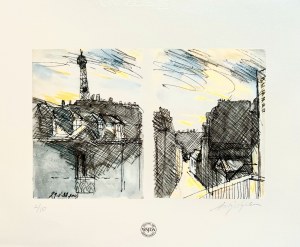 Andrzej Wajda ( 1926 - 2016 ), Vista da una finestra di Parigi