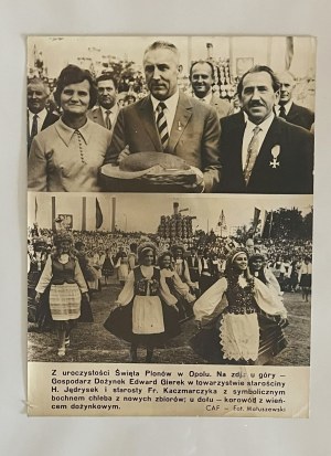 Photo CAF - Photo Matuszewski, de la fête de la moisson à Opole, dans les années 1970