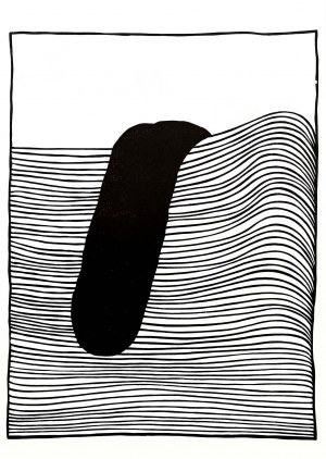 Stanislaw Fijalkowski ( 1922 - 2020), Melancholia I; Teka XYLON 63; Zurich 1984