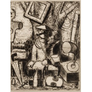 Tadeusz Makowski ( 1882 - 1932 ), Sprzedawca staroci z Clignancourt, 1930