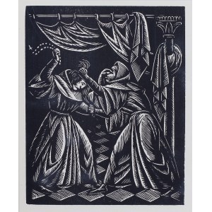 Władysław Skoczylas ( 1883 - 1934 ), Rixe des nonnes