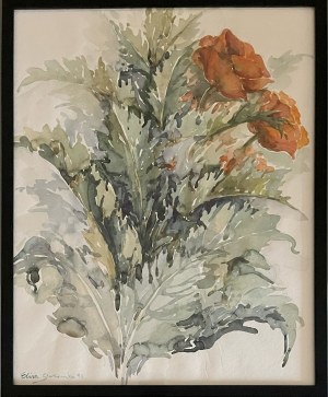 Eliza Stokowska ( 1929 ), Flowers, 1992