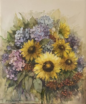 Eliza Stokowska ( 1929 ), Flowers, 1992