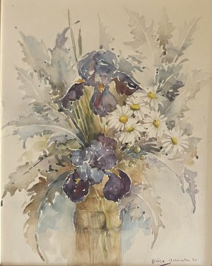 Eliza Stokowska ( 1929 ), Flowers, 1990