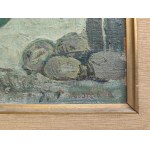 Joseph Pressmane (1904-1967), Pejzaż z domami, 1958