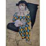 Pablo Picasso (1881-1973), Paul - Harlequin