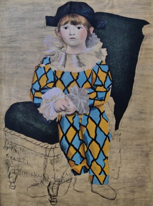 Pablo Picasso (1881-1973), Paul - Harlequin