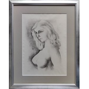 Moses Kisling (1891-1953), Nu féminin de profil, 1954