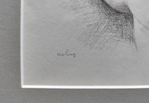 Mojżesz Kisling (1891-1953), Akt kobiecy z profilu, 1954