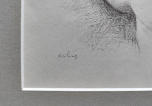 Mojżesz Kisling (1891-1953), Akt kobiecy z profilu, 1954