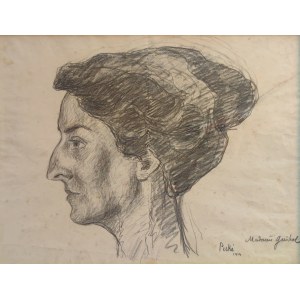Jean Peske (1870-1949), Portrait of Madame Guihol, 1914