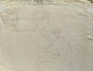 Jean Peske (1870-1949), Nad rzeką / postacie (praca dwustronna)