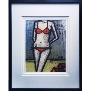 Bernard Buffet (1928-1999), On the beach, 1967.