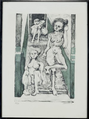 Jan Lebenstein (1930-1999), Attente (Čekání), 1966