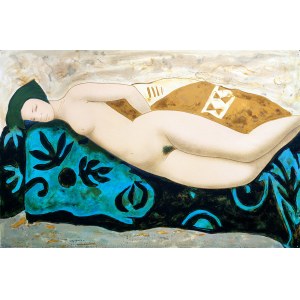 Alain Bonnefoit (nato nel 1937), Nudo in blu