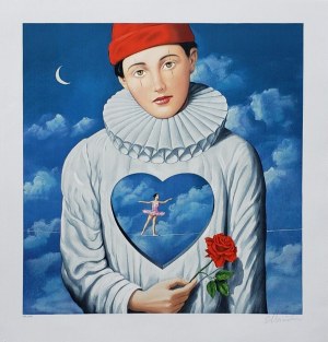 Rafał Olbiński (ur.1943), Explicit introspection (Pierrot)