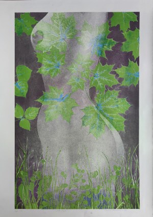 Lucjan Mianowski (1933-2009), Na łące, 1974