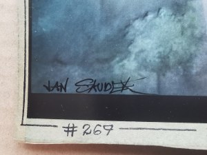Jan Saudek (ur.1935), Fire and rain, 1985