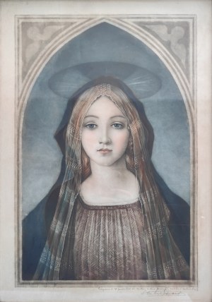 Sandro Botticelli (1445-1510), Madone, vers 1900