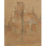 Leopold Gottlieb (1879-1965), Landscape with church