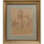 Leopold Gottlieb (1879-1965), Landscape with church