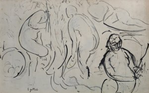 Leopold Gottlieb (1879-1933), Bathing Women