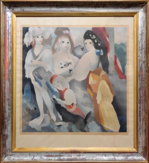 Marie Laurencin (1883-1956), Young ladies and dogs