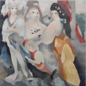 Marie Laurencin (1883-1956), Young ladies and dogs