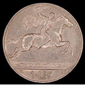 Albanie. 1927 1 Lek R Rome