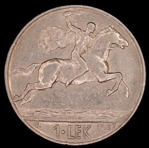 Albania. 1927 1 Lek R Rome