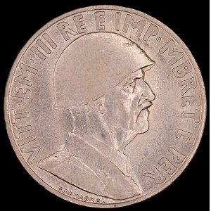 Albania. 1939 1 Lek R Rome Italian Occupation