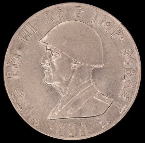 Albania. 1939 2 Lek R Rome Italian Occupation