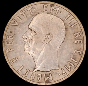 Albania. 1939 5 Lek R Rome Italian Occupation