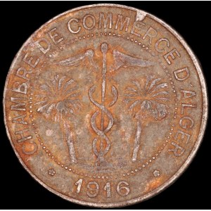 Algerien. 1916 10 Centimes Handelskammer