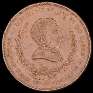 Argentina. 1878 Medal Centenary José De San Martín Bronze