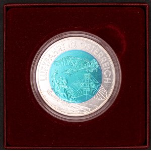 Autriche. 2007 25 Euros bi-métallique dans son étui d'origine