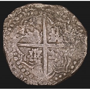 Bolivia. 1603-1612 8 Reales Phillip III Atocha Shipwreck of 1622 Recovered in 1985 With Certificate