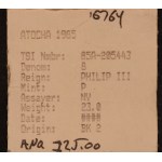 Bolivia. 1603-1612 8 Reales Phillip III Atocha Shipwreck of 1622 Recovered in 1985 With Certificate