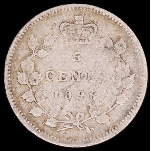 Kanada. 1896 5 Cents Victoria