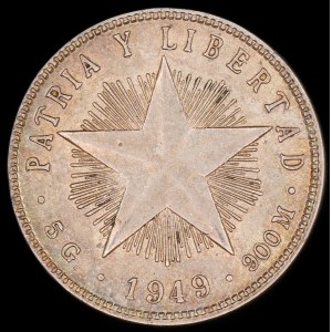 Cuba. 1949 20 Centavos