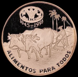 Cuba. 1995 10 Pesos FAO