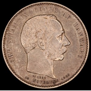 Denmark. 1888 2 Kroner Commemorative