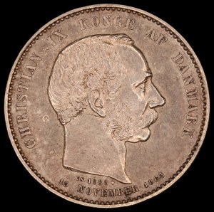 Denmark. 1888 2 Kroner Commemorative