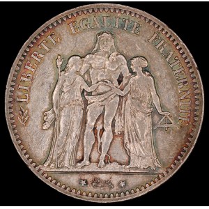 France. 1875 5 Francs A Paris
