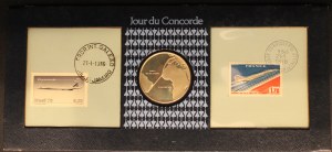 France. 1976 Medal First Concord Flight to Rio