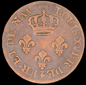 French Guiana. 1789 2 Sous A Paris